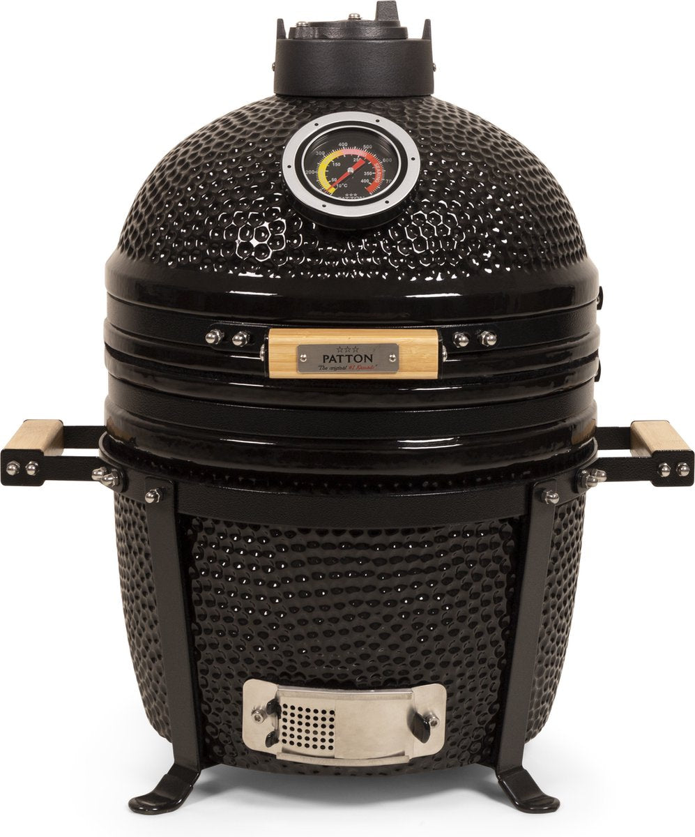 Patton Premium Kamado 15 Table Chef – mittel – ø33,5 cm – schwarz