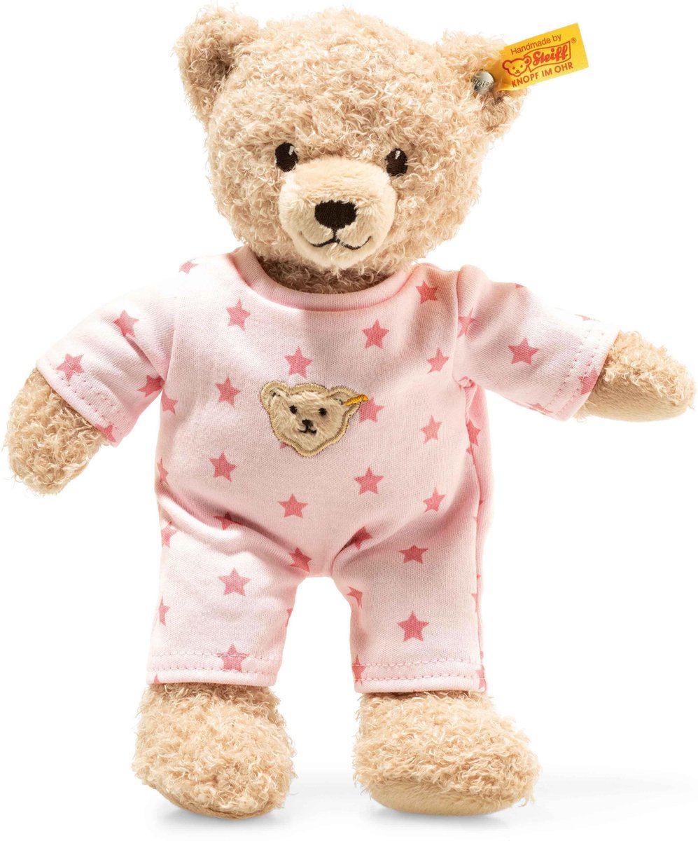 Steiff Teddy Me Kuschelbär mit rosa Pyjama – 25 cm