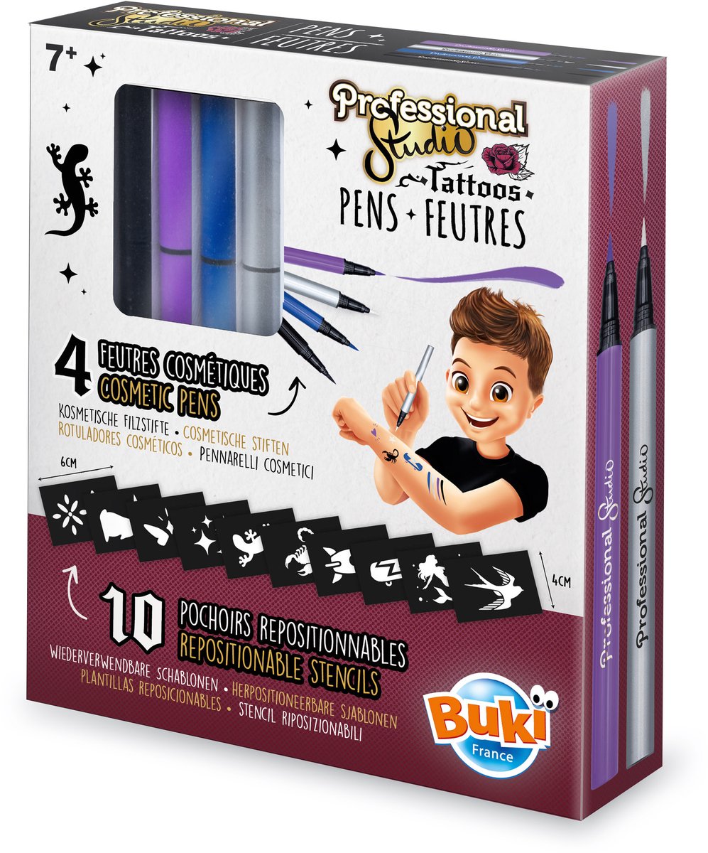 Buki France Buki Marker Tattoo Studio – silberfarben