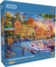 Gibsons – Hafenreflexionen – KI – 500 Teile – 48×34 cm – Puzzle für Erwachsene