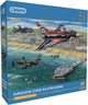 Gibsons – Airshow over Eastbourne (Airshow over Eastbourne) – Matthew Emeny – 500 Teile – 48 x 34 cm – Puzzle für Erwachsene