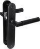 Impresso Aston Hocker mit Schild ovaler Blindschraube Aluminium schwarz