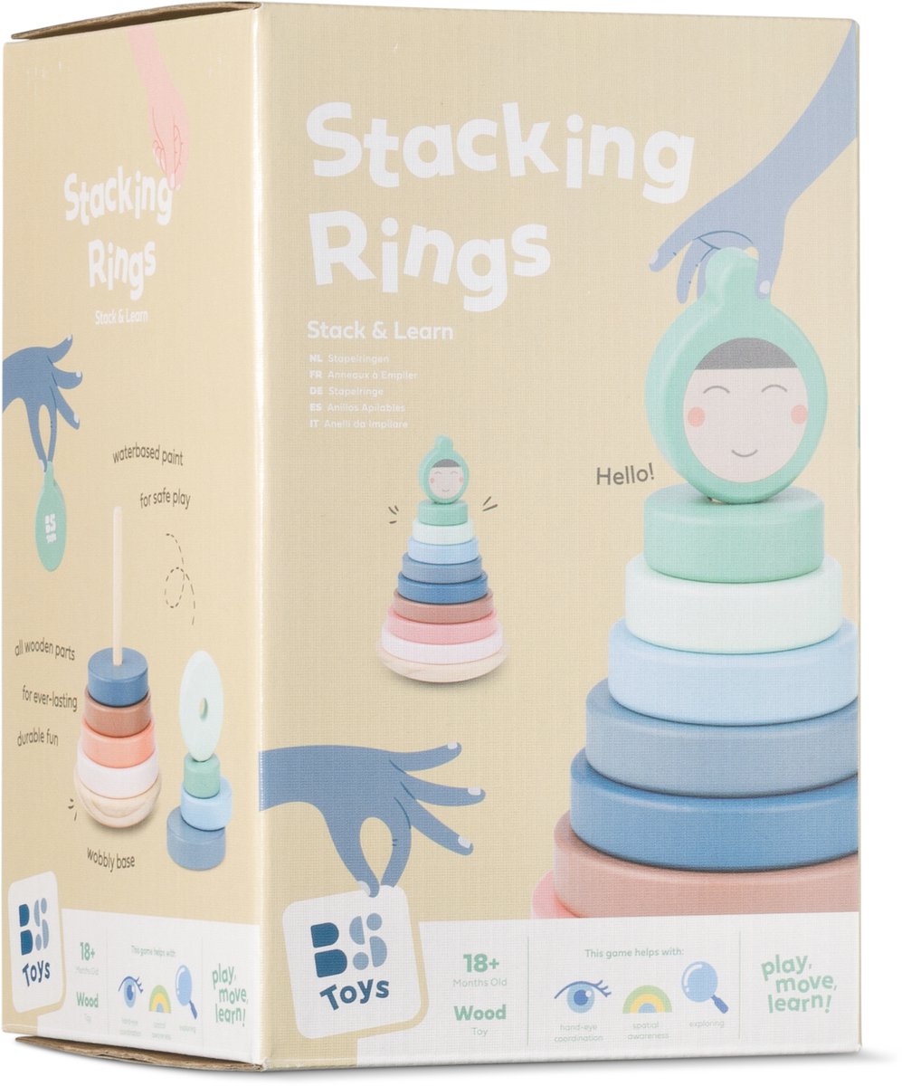 Bs Toys Stapelringe aus Holz