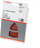 Bosch - 10-teiliges Schleifblatt-Set 102 x 62, 93 mm, 80