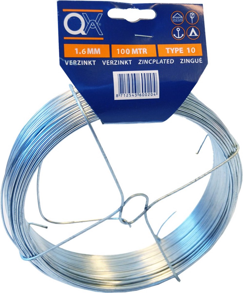 Qx 1013368 – Bindedraht plattiert 1,8 mm N12 | 5 Stück