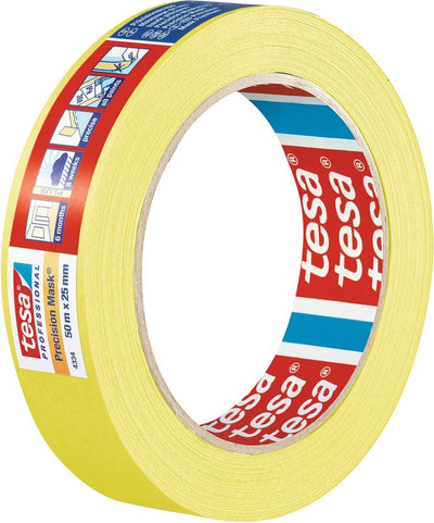 Tesa Professional 1002774 – 4334 Präzisionsmaske 50 m x 38 mm | 4 Stück