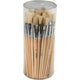 Creativ Company Nature Line Pinsel, Größe 1+2+3+4+5+6+7+8+9+10, L: 19,5-23 cm, B: 4-17 mm, flach, rund, 80 Stück 1 Box