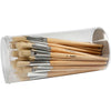 Creativ Company Nature Line Pinsel, Größe 1+2+3+4+5+6+7+8+9+10, L: 19,5-23 cm, B: 4-17 mm, flach, rund, 80 Stück 1 Box