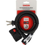 Simson Spiralkabelschloss, ausgezeichnete Größe L 15 mm x 100 cm - afbeelding 3