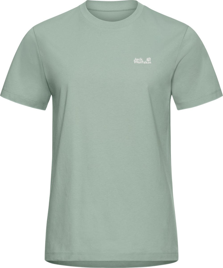 Jack Wolfskin Essential T W Damen Outdoor-Shirt – grünes Zinnia