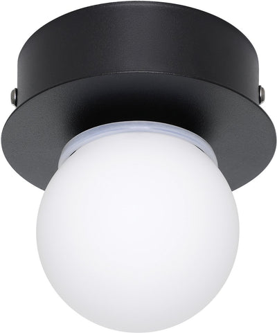 Eglo Mosiano Deckenleuchte - Wandleuchte - Badezimmer - LED - ø 11 cm - Schwarz und Weiß