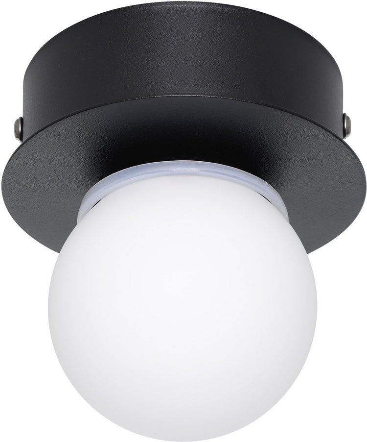 Eglo Mosiano Deckenleuchte - Wandleuchte - Badezimmer - LED - ø 11 cm - Schwarz und Weiß