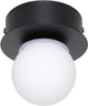 Eglo Mosiano Deckenleuchte - Wandleuchte - Badezimmer - LED - ø 11 cm - Schwarz und Weiß