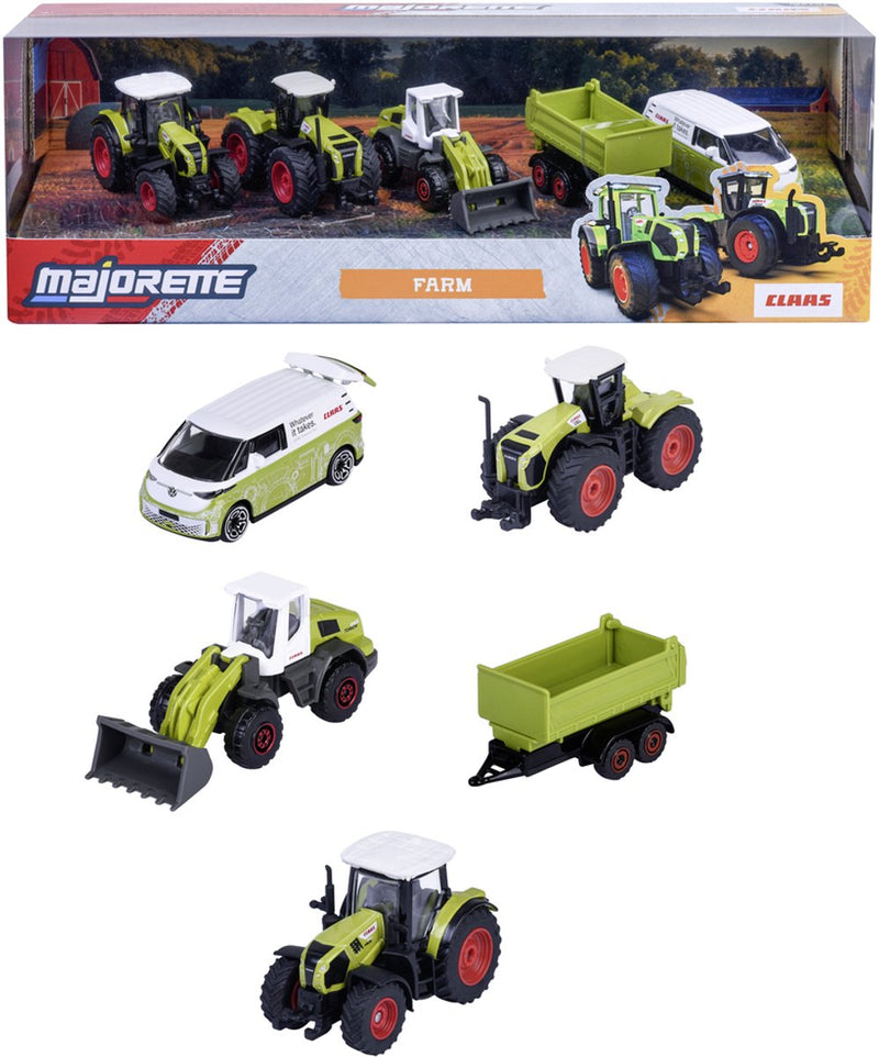 Majorette Claas Farm, 5 Teile.