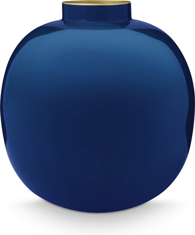 Pip Studio - Vase - Blau - Eisen - 23x23cm
