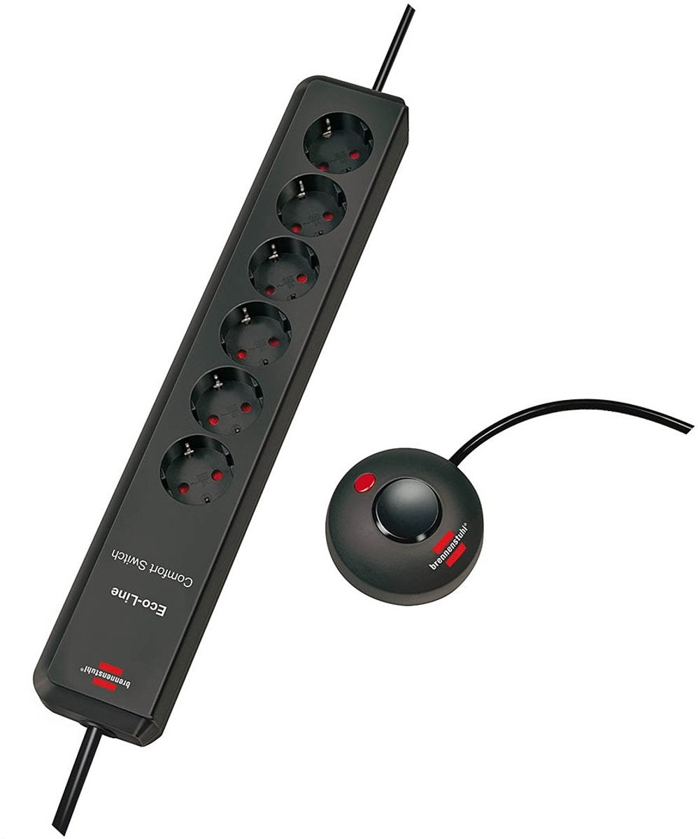 Brennenstuhl Eco-Line Comfort Socket 6-fach