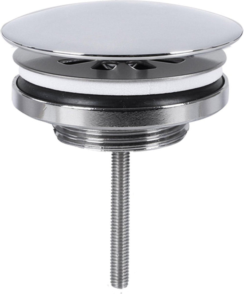 Differnz-Ablassschraube Chrom - immer offen - ã˜ 72 mm - mit Schraube