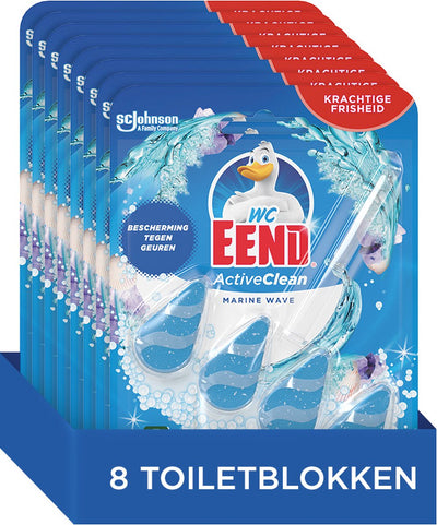 WC-Enten-Toilettenblock Active Clean Marine Wave