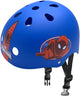 Marvel Spider-Man-Skate-Helm blau rot Größe 54 60 cm