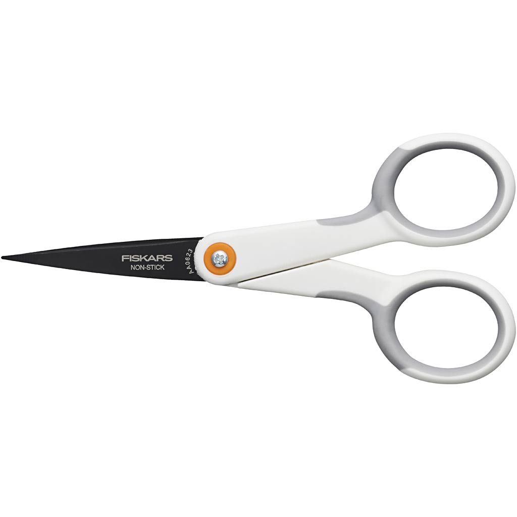 Fiskars Antihaft-Allgemeinschere, L: 12 cm, Rechtshänder, 1 Stück