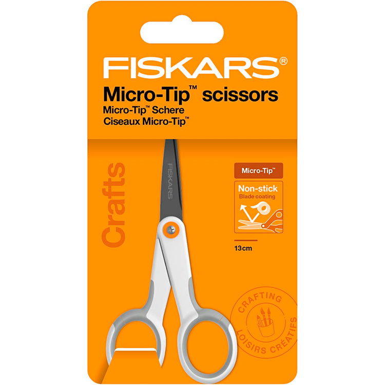 Fiskars Antihaft-Allgemeinschere, L: 12 cm, Rechtshänder, 1 Stück
