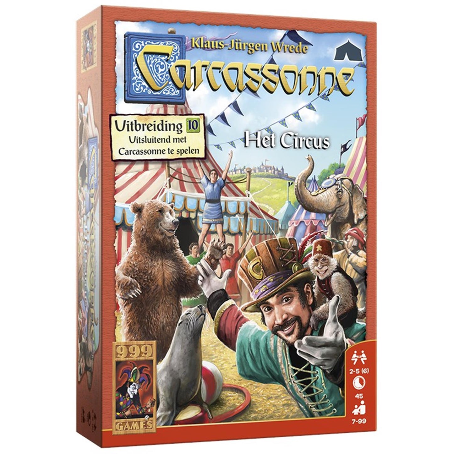 999Games Carcassonne Das Circus -Brettspiel