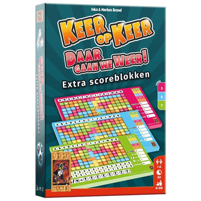 999Games Score Blocks Zeit- und Zeitstufe 5 6 7 Papier 3 Teile