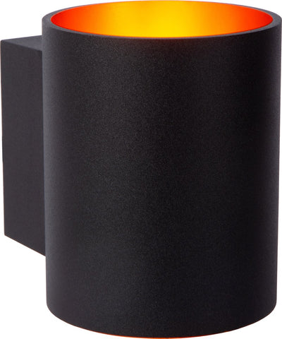 Lucide xera - Wandleuchte - ø 8 cm - 1xg9 - schwarz