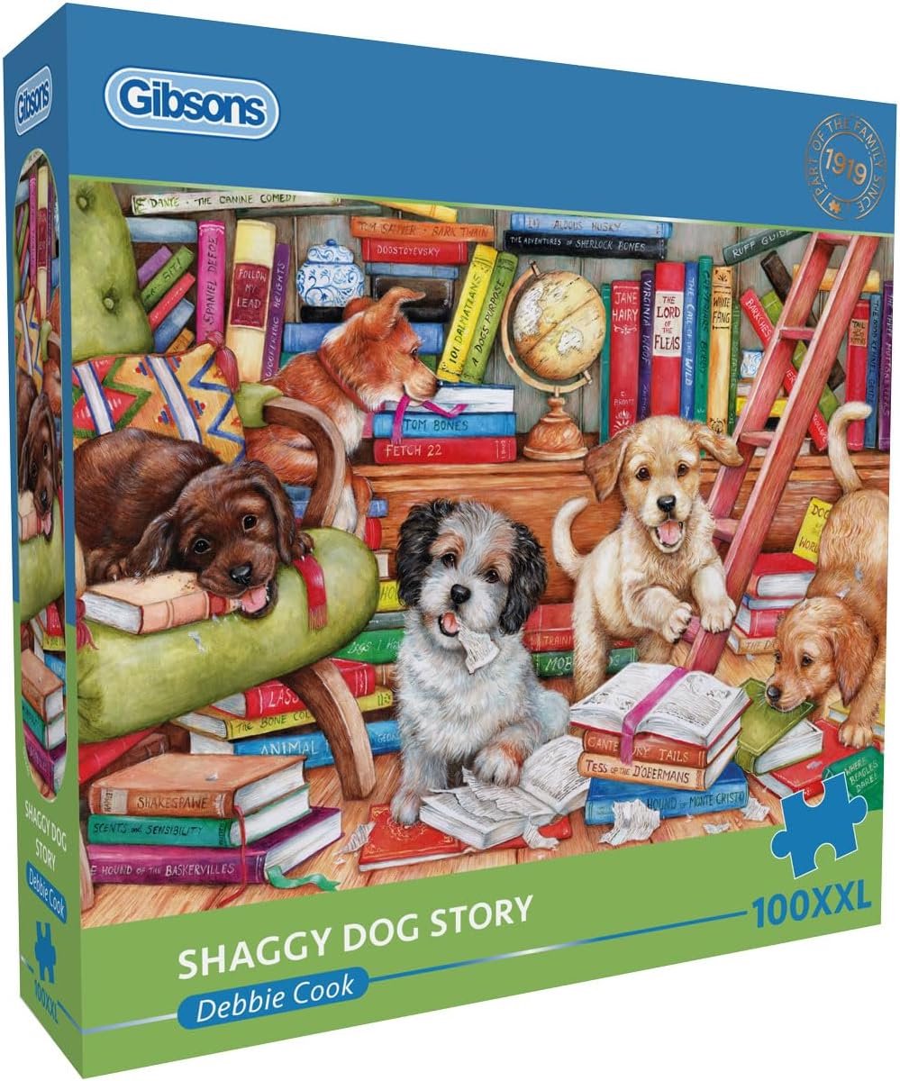 Gibsons Puzzle Shaggy Dog Story 100 XL-Teile voller Puzzlespaß.