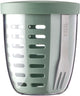 Mepal - Ellipse Obst-Gemüsetopf - 600 ml - inkl. Gabel - nordischer Salbei