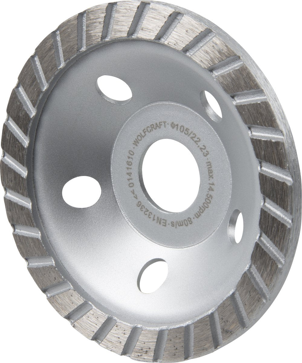 Wolfcraft – 105-mm-Diamant-Set für Haarschneider – 8387000
