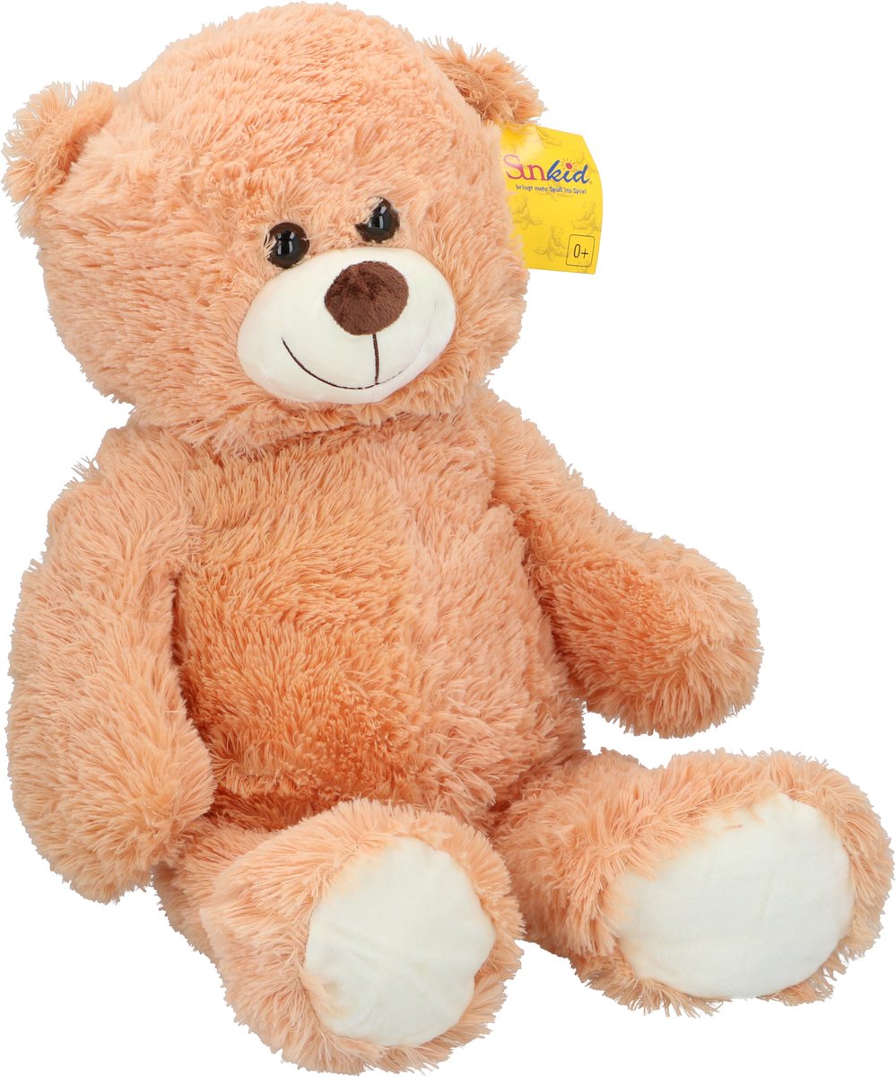 Sunkid Teddybär – 70 cm – Teddybär-Kuscheltier für Baby und Kind – weicher Plüschbär – Teddybär-Spielzeug – sortiert – 1 zufällige Farbe