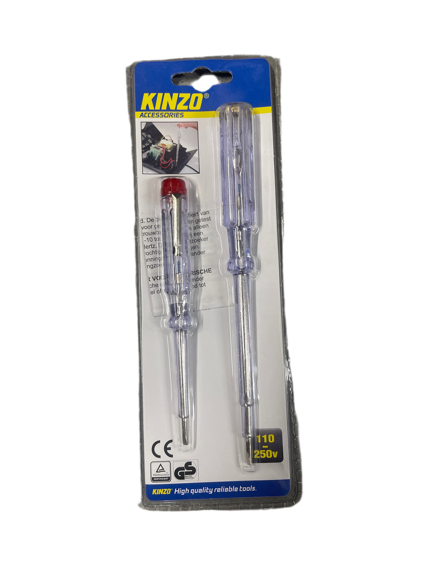 Kinzo Spannungsprüfer 2-teilig