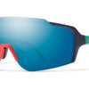 Smith Schwungradbrille Matte Deep Ink Chroma Blue Mirror