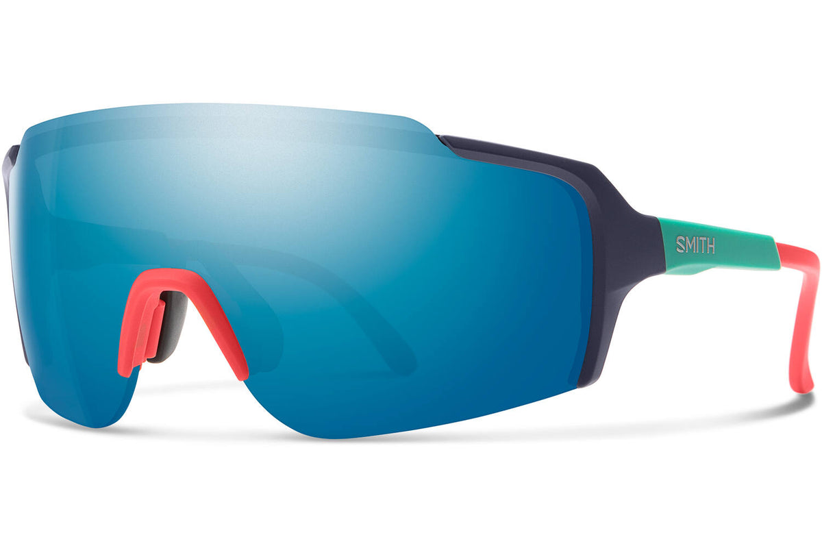 Smith Schwungradbrille Matte Deep Ink Chroma Blue Mirror