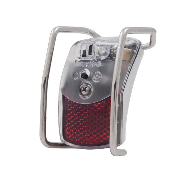 Spanninga Hecklicht Pixeo XB Batterie Fender Chrom