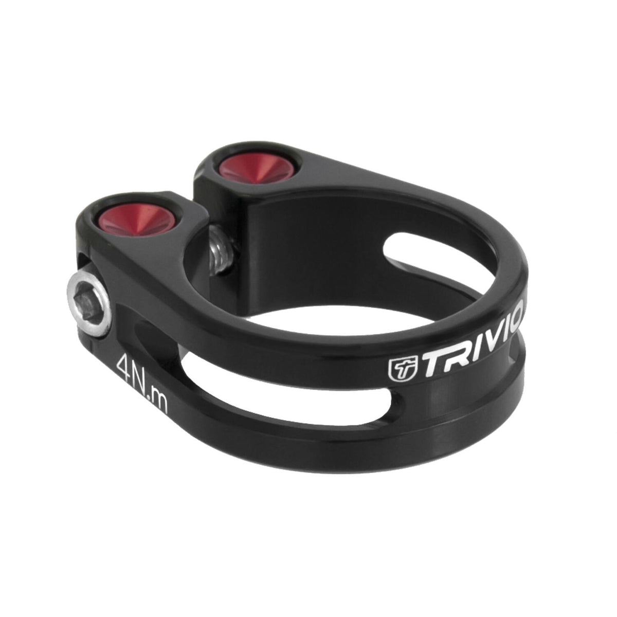 Trivio - Sattelstützenklemme CNC Aluminium schwarz 31,8mm