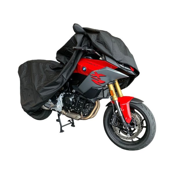 Ds deckt Motorradabdeckung ALFA mittel schwarz