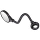 M-Wave Fahrradspiegel Spionage Basis 3d 31,5 cm Glas mattes Schwarz