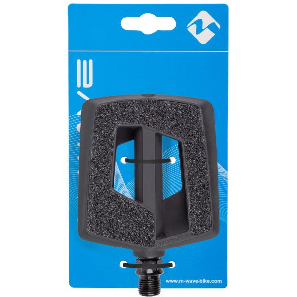 M-Wave M-Wave Steady Flat Nicht-Rutschpedal, Sandblock (Hanging-Paket)
