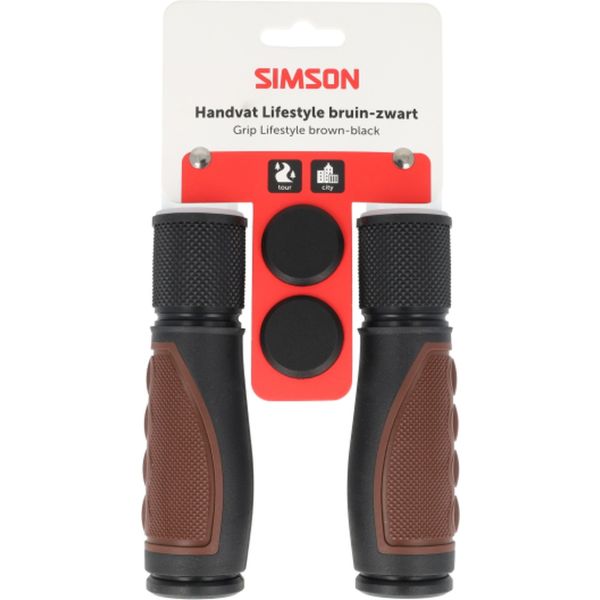 Simson behandelt den Lifestyle in dunklem Braun-Schwarz