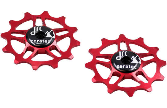 Jrc – Keramik-Umwerfer-Laufradsatz Sram Force, rot, Rival Axs 12t rot