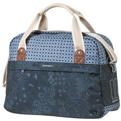 Basil Bohème Fahrrad-Umhängetasche - einfache blaue Fahrradtasche (18L)