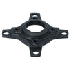 Miranda Kurbelspinne 58 mm 104 mm Brose 4 Arm Alu schwarz