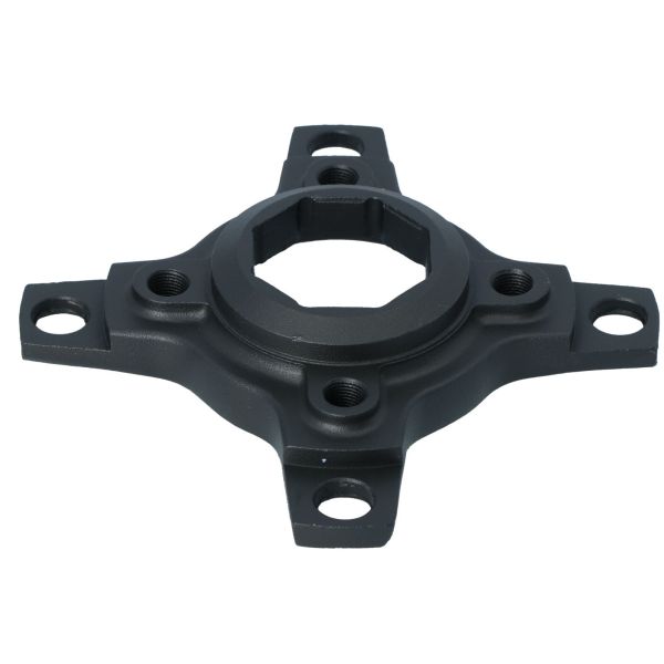 Miranda Kurbelspinne 58 mm 104 mm Brose 4 Arm Alu schwarz