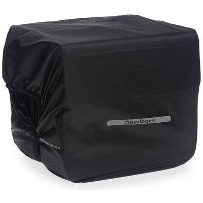 Neu Looxs Rain Cover Double - schwarz wasserdicht Polyester Fahrradtasche - Reflexion - 40x97 cm