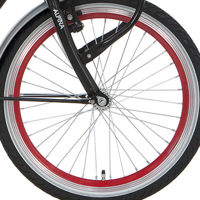 ALPINA -Vorderrad 20 J19SG Red Zink SPK