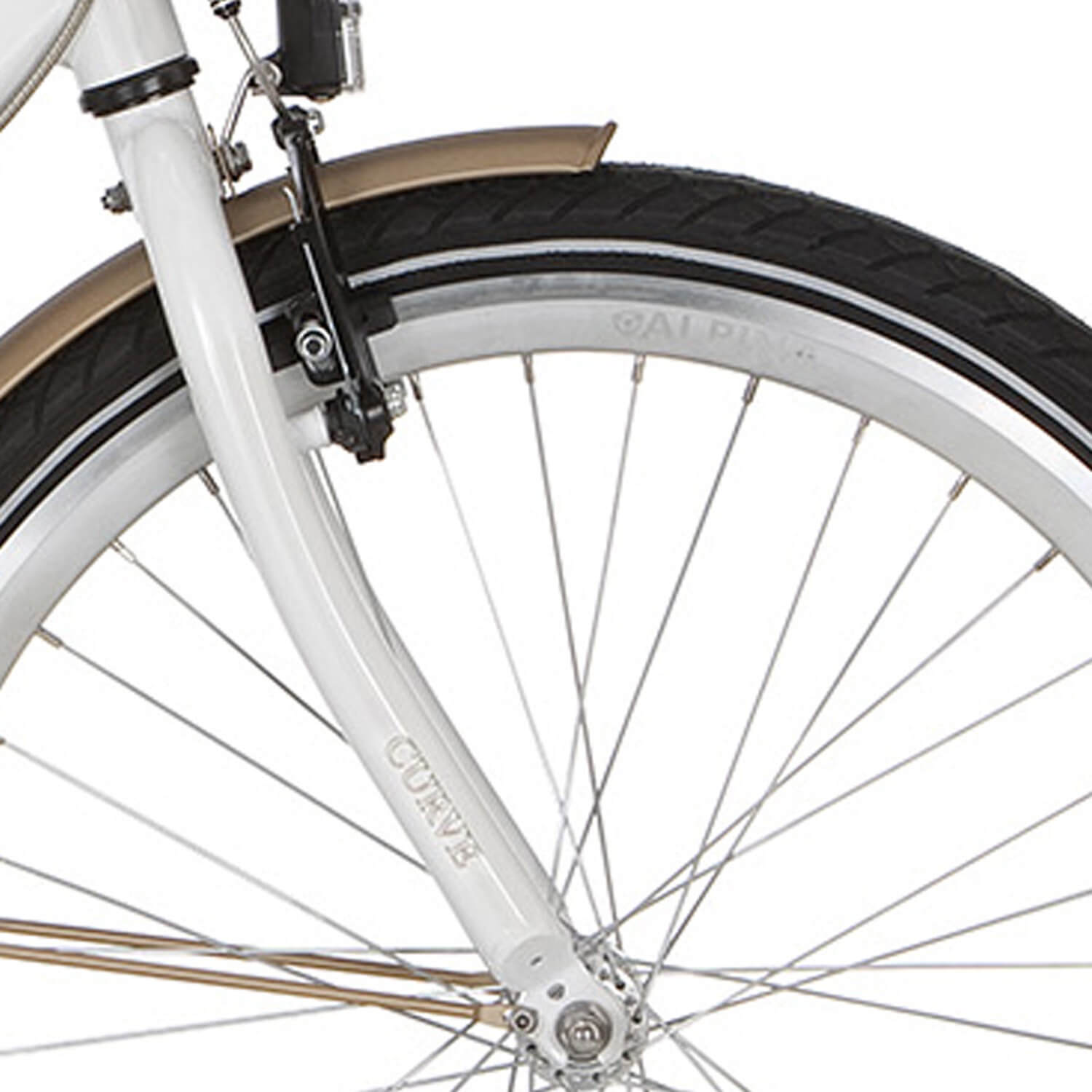 Alpina Fork 24 Kurve Weiß