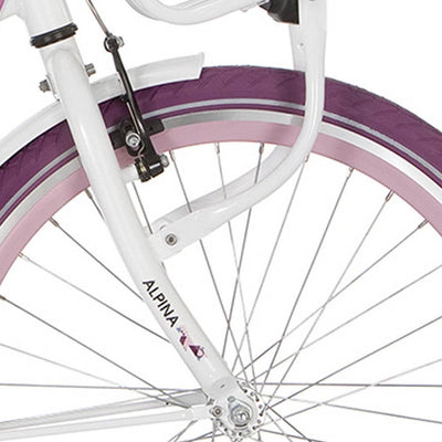 Alpina Fork 26 Clubb -Verkehr weiß