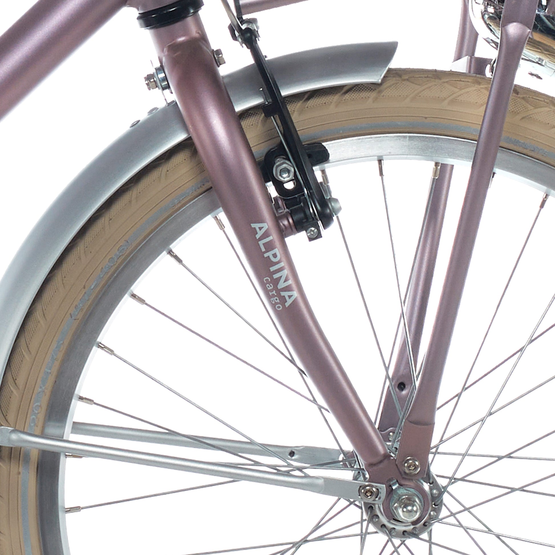 Alpina Fork 22 Frachtholz Rose Matt